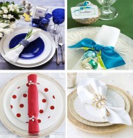 Giới thiệu khăn ăn đẹp trong bữa tiệc sang trọng
