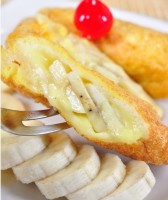 Cách làm bánh mỳ chuối cuộn phô mai cho bữa sáng