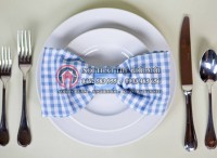 Cách gấp khăn napkin hình chiếc nơ xinh xắn