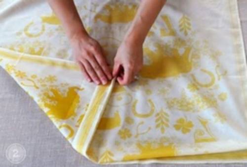 cách gấp khăn ăn Napkin