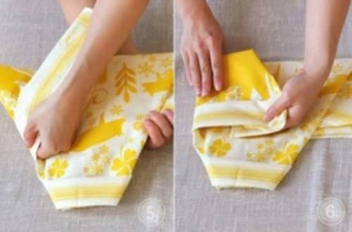 cách gấp khăn ăn Napkin