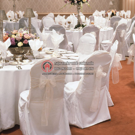 Váy ghế tiệc cưới - Áo ghế tiệc cưới