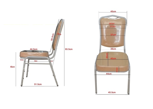 Cách may áo bọc ghế nhà hàng tiệc cưới
