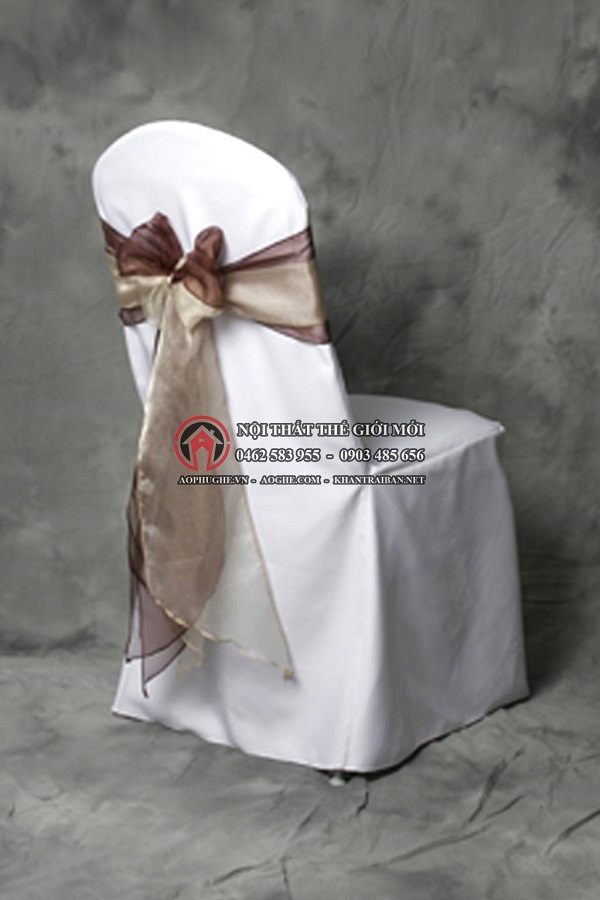 Chất liệu thường dùng để may áo phủ ghế