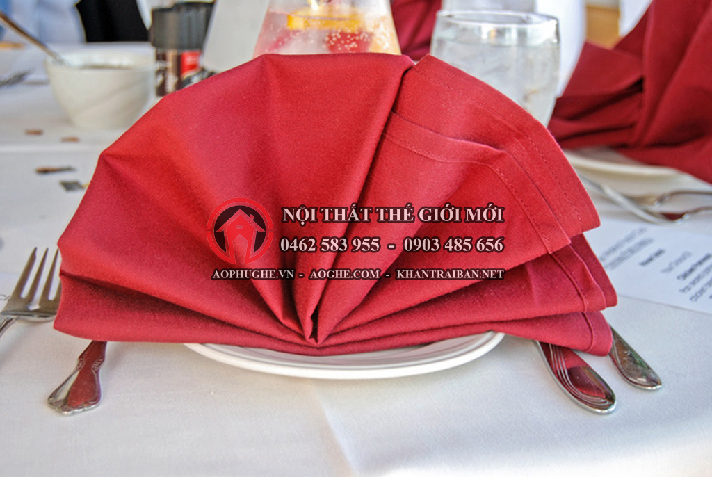 Địa chỉ may khăn napkin nhà hàng - hà nội