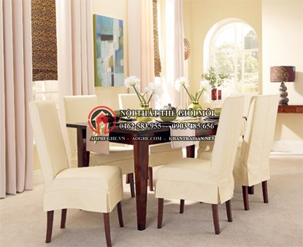 Những mẫu áo phủ ghế gia đình hot nhất hiện nay