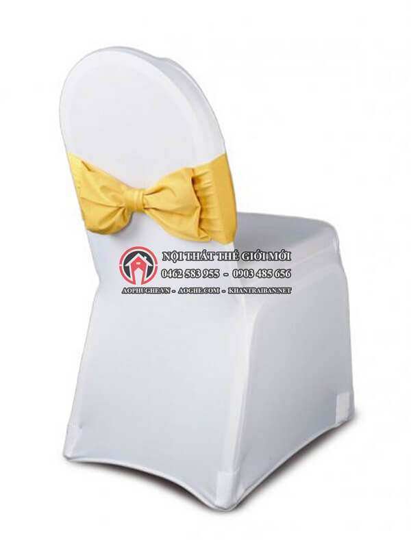 Cách may áo bọc ghế nhà hàng tiệc cưới
