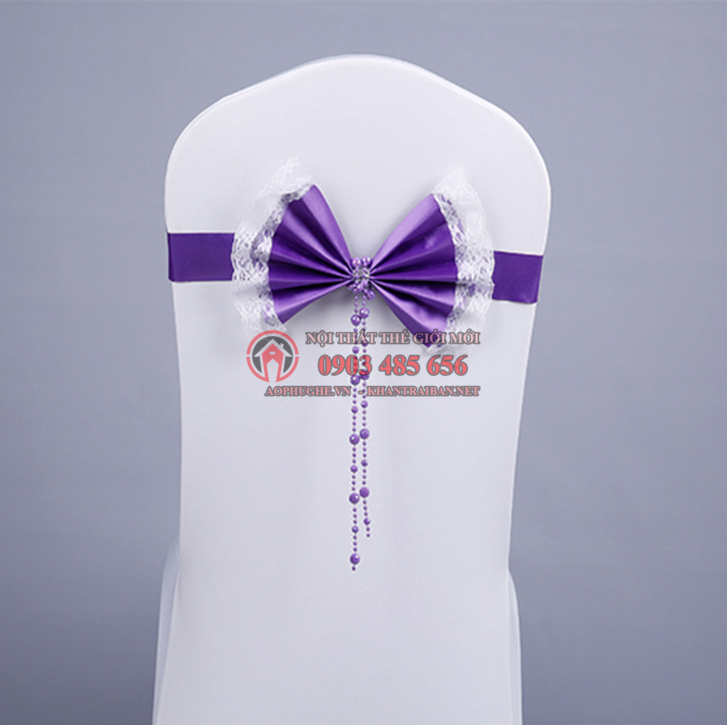 Nơ áo ghế đẹp 