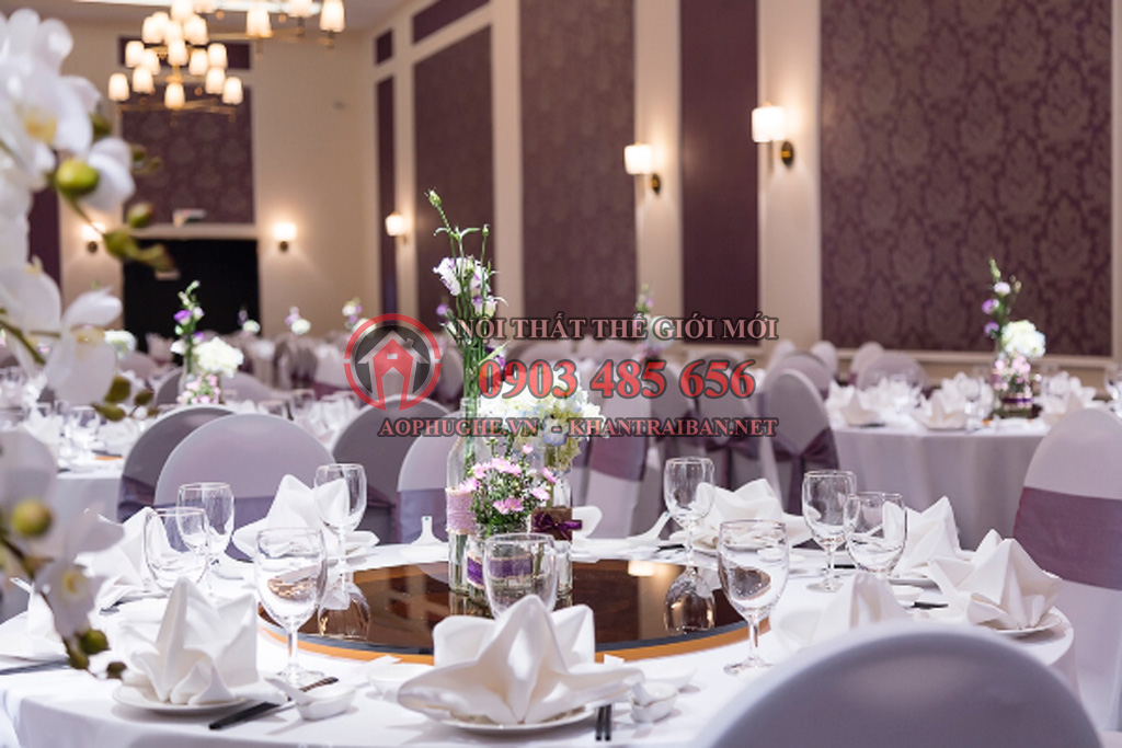 Khăn ăn tiệc cưới rẻ đẹp