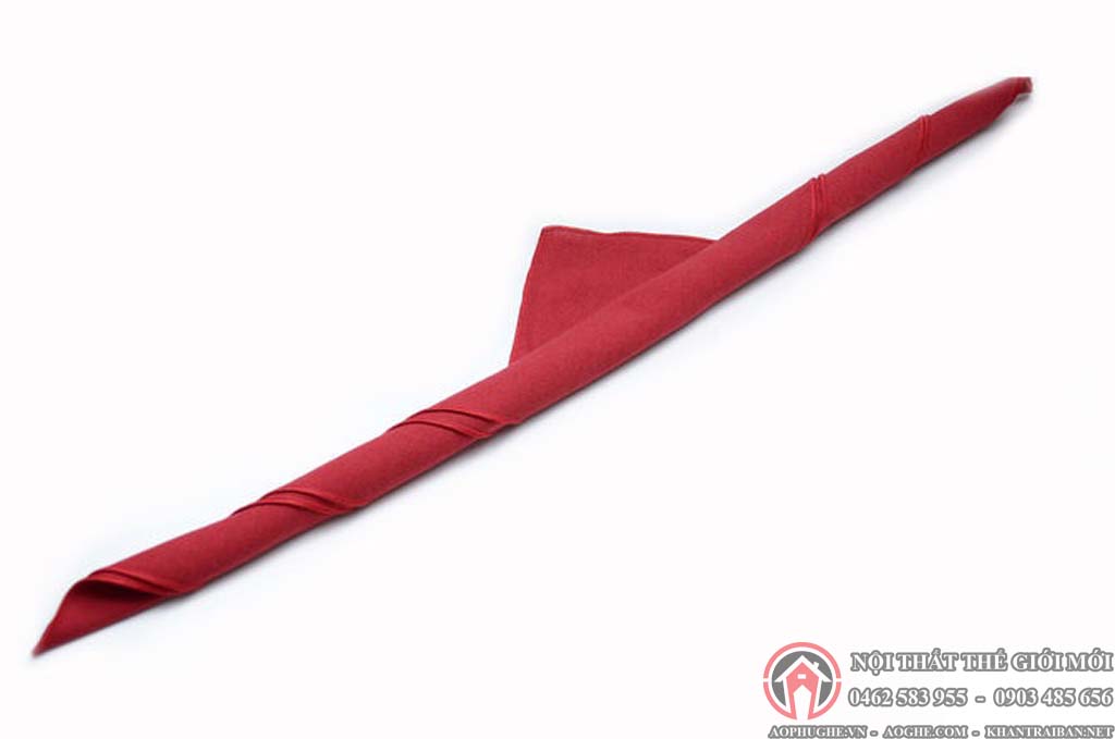 gấp khăn ăn áo phủ ghế đẹp